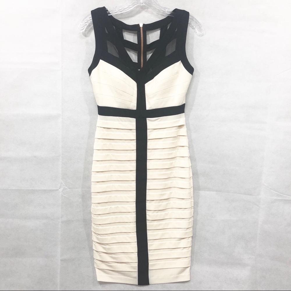 JAX Sleeveless Dress, V-Neck Sheath Dress Size 2 - Picture 5 of 8